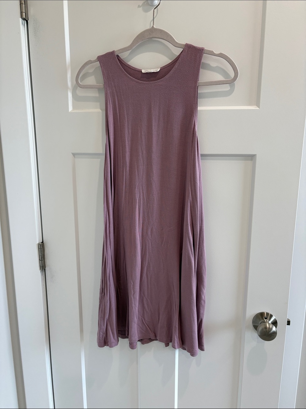 Socialite Mauve Swing Tank Mini Dress